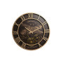 Horloge Murale DKD Home Decor Avion Verre Doré Fer Brun foncé (52 x 5 x 119,99 €