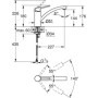 GROHE Robinet évier de cuisine Swift. Mitigeur monocommande avec mousseu 99,99 €