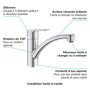 GROHE QUICKFIX Start Robinet de cuisine évier Start. rotation 140°. robi 119,99 €