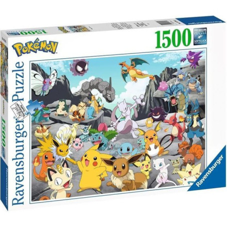 POKÉMON Puzzle 1500 pieces - Pokémon Classics - Ravensburger - Puzzle ad 36,99 €