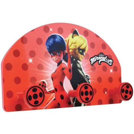 Fun house miraculous ladybug porte manteau pour enfant h.37 x l.21.5 x p 38,99 €