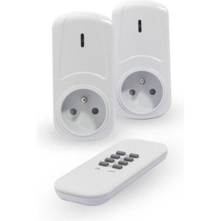 CHACON Kit de 2 prises télécommandées on/off avec télécommande 22,99 €