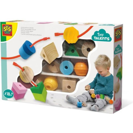 SES CREATIVE - 13102 - Perles sensorielles a lacer 29,99 €