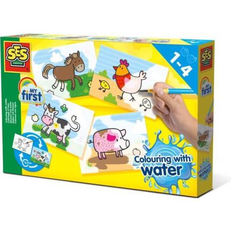 SES CREATIVE - 14455 - Coloriage a l'eau - Animaux de la Ferme 21,99 €