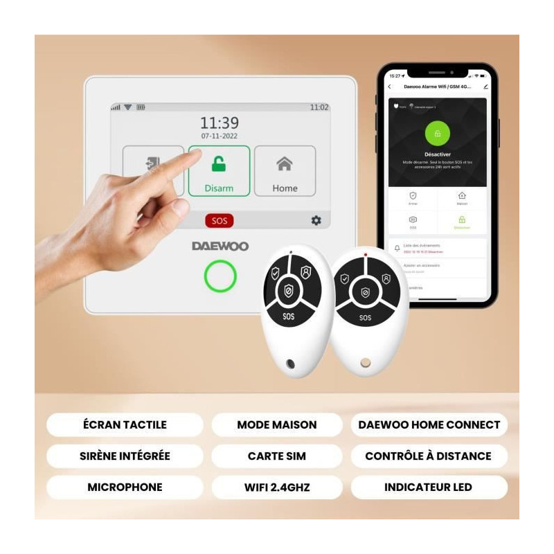 Image secondaire de Carte RFID Daewoo WRF301