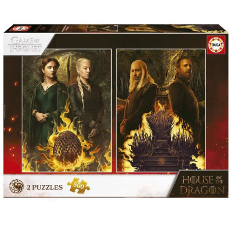 Puzzle - EDUCA - House Of The Dragon - 2X500 pieces 27,99 €