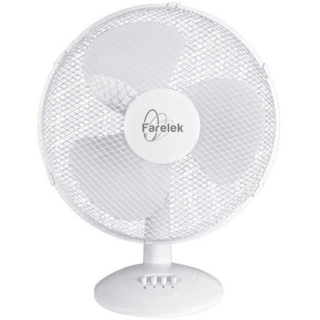 MIAMI 40 - Ventilateur a poser Ø40cm 50W blanc oscillant 81,99 €