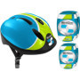COMBO BLEU (Casque + Genouilleres & Coudieres) SKIDS CONTROL 57,99 €