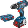 Perceuse-visseuse 18V GSR18V-28 + 2 batteries 4Ah + chargeur en coffret 299,99 €