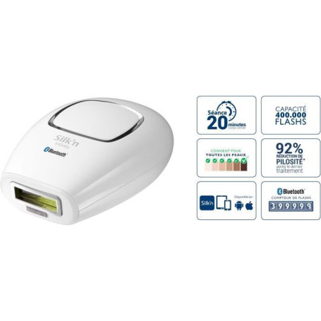 Epilateur Lumiere pulsée Infinity SILK'N - INF1PE1001 - 400.000flash - T 269,99 €