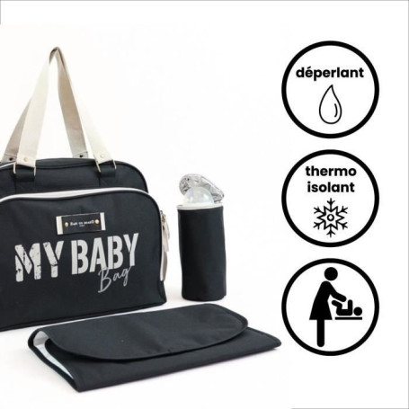 Sac a langer BABY ON BOARD SIMPLY BABYBAG - Noir 65,99 €