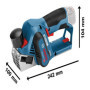 Rabot sans fil GHO 12V-20 (sans batterie ni chargeur) en coffret L-BOXX 249,99 €