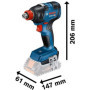 Combo Kits Bosch Professional : Clé a chocs GDX 18V + Perceuse visseuse 599,99 €