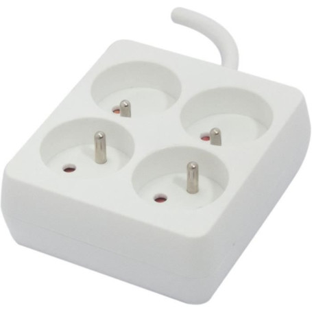Chacon Bloc 4 x 16 A carré avec cordon 0.9 m - blanc (FR) 18,99 €