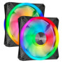 CORSAIR Lot de deux ventilateurs iCUE QL140 RGB - Diametre 140mm - Avec 119,99 €