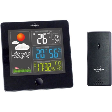 STATION METEO SANS FIL NOIR - INOVALLEY - SM108 43,99 €