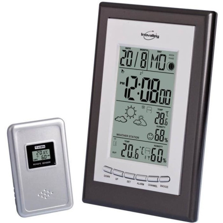 STATION METEO SANS FIL RADIO PILOTE - INOVALLEY - SM121-N 43,99 €