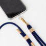 Coque bandouliere bleu marine détail gold BBC 19,99 €
