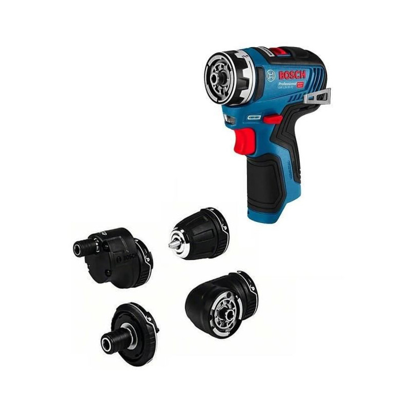 Bosch GSR 12V-35 FC Professional 1750 tr/min 590 g Noir, Bleu
