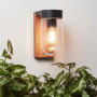BRILLIANT - CABAR Applique extérieure - coloris bois foncé/noir - métal/ 65,99 €