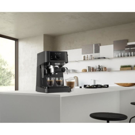 Machine à Expresso DELONGHI EC235.BK Noir - Buse Vapeur Cappuccino, Compatible Dosettes ESE
