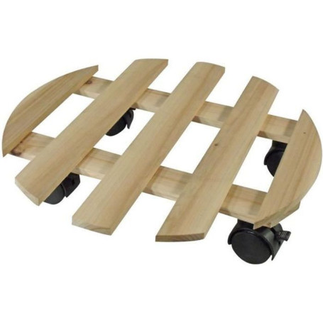 NATURE Tablette a roulettes pour plantes - Sapin - H7.4 x Ø35 cm 31,99 €