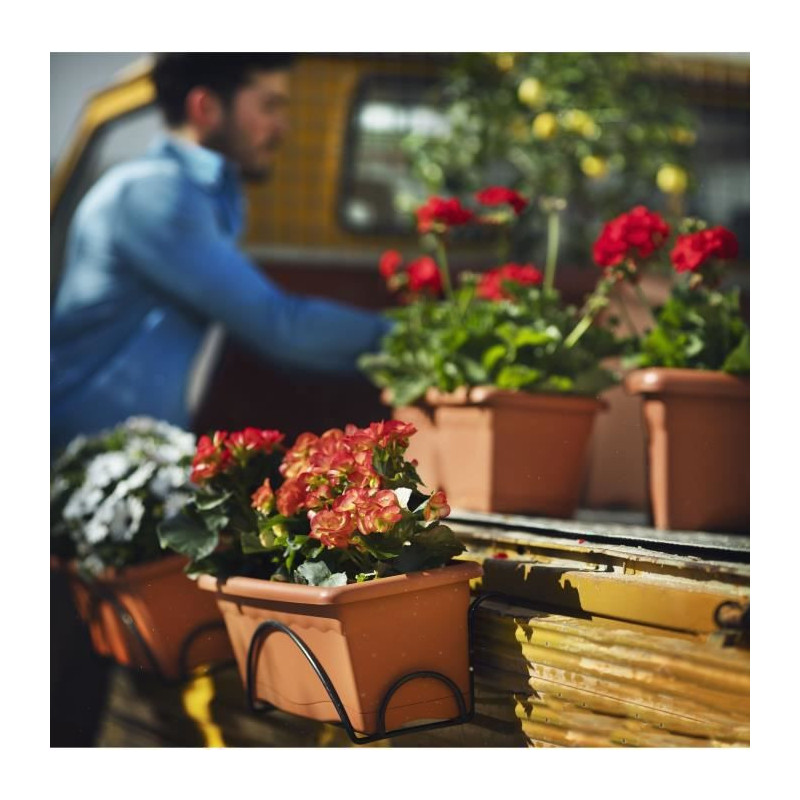 Jardinière PSW Western Weave 35,6x29,8 Cm - Terre Cuite, Plastique Recyclé Et Pierre