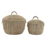 Set de basket DKD Home Decor 51 x 51 x 48 cm Métal Jute Boho 249,99 €