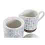 Sucrier DKD Home Decor Bleu Blanc Marron Grès 12,5 x 6,5 x 8 cm (2 pcs) 24,99 €