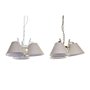 Suspension DKD Home Decor 50 x 46 x 30 cm Doré Métal Blanc 50 W (2 Unité 159,99 €