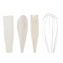 Pot pour ustensiles de cuisine DKD Home Decor 12 x 12 x 22 cm Dolomite ( 39,99 €