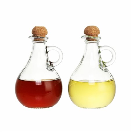 Ensemble salière et poivrier DKD Home Decor 9 x 9 x 14,5 cm Verre Transp 20,99 €