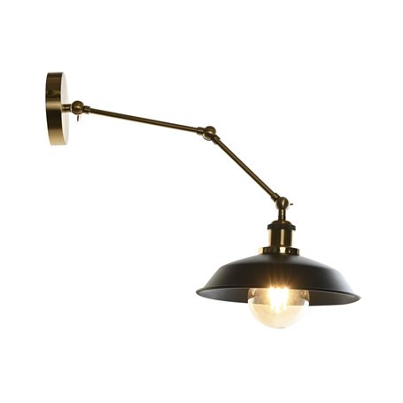 Applique DKD Home Decor 26 x 53 x 23 cm Noir Doré Métal Vintage 220 V 50 114,99 €