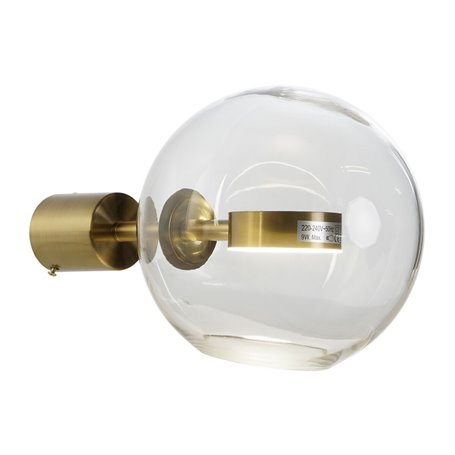 Applique DKD Home Decor Verre Doré Métal Moderne 20 x 25 x 20 cm 79,99 €