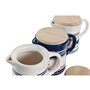 Lèchefrite pour la viande ou le poisson DKD Home Decor Rouge Bleu Acier  59,99 €