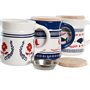 Lèchefrite pour la viande ou le poisson DKD Home Decor Rouge Bleu Acier  59,99 €