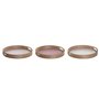 Plateau apéritif DKD Home Decor Scandi Rose Blanc 35 x 35 x 5 cm Bois MD 56,99 €
