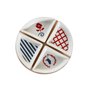 Ensemble à apértif DKD Home Decor 21,5 x 21,5 x 1 cm Rouge Bleu Blanc Gr 34,99 €