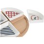 Ensemble à apértif DKD Home Decor 21,5 x 21,5 x 1 cm Rouge Bleu Blanc Gr 34,99 €