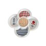 Ensemble à apértif DKD Home Decor Rouge Bleu Blanc Grès 22 x 22 x 7 cm m 29,99 €