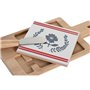 Ensemble à apértif DKD Home Decor 21,5 x 11,8 x 1,5 cm Naturel Rouge Ble 21,99 €