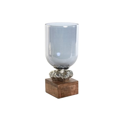 Bougeoir DKD Home Decor 16,5 x 16,5 x 38,5 cm Verre Aluminium 70,99 €