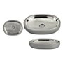 Porte-savon Argenté Gris Acier inoxydable Plastique 9,5 x 2,5 x 13 cm (6 37,99 €