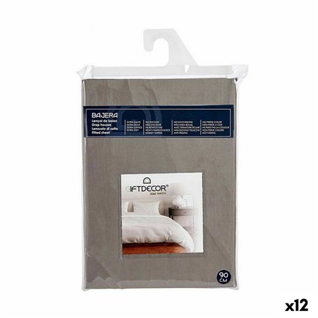 Drap housse 90 cm Anthracite (12 Unités) 116,99 €