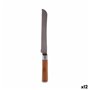 Couteau dentelé 2,8 x 2,5 x 32 cm Acier inoxydable Bambou (12 Unités) 50,99 €