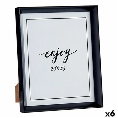 Cadre photo 22,2 x 3,5 x 27,3 cm Noir Plastique verre (6 Unités) 62,99 €
