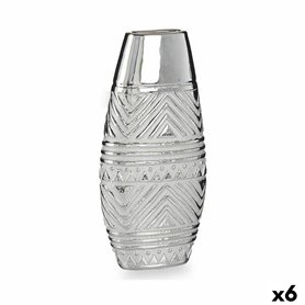 Vase Largeur Argenté Céramique 7 x 29,5 x 14 cm (6 Unités) 93,99 €