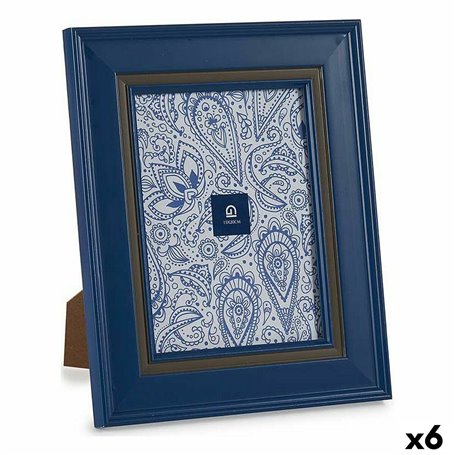 Cadre photo 23 x 28 x 2 cm Verre Bleu Plastique (6 Unités) 52,99 €