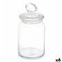 Bocal Kitchen 860 ml 9,8 x 19,3 x 9,8 cm Transparent Silicone verre (6 U 66,99 €