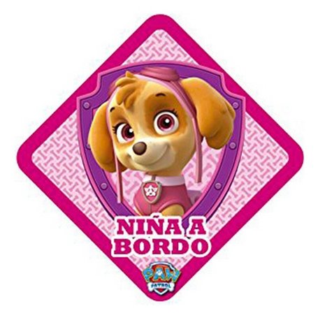 Autocollant pour voiture The Paw Patrol Bébé 15,99 €
